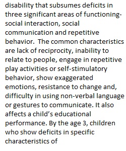 Written activity 03_Autism